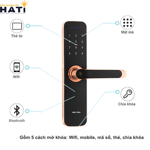 Khoá cửa điện tử Adel US12-LC10B/LB10B