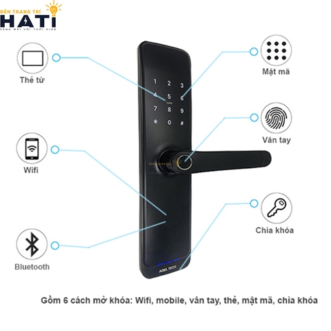 Khoá vân tay Adel US13 - LB1B/LS1B/LC1B