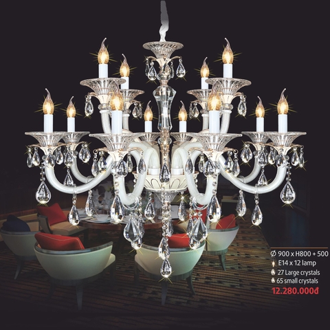 Đèn chùm thủy tinh Azaria