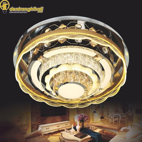 Đèn ốp pha lê tròn Alvino