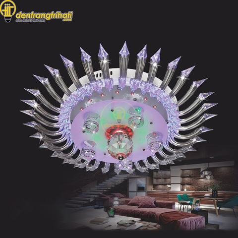 Đèn ốp pha lê tròn Bell