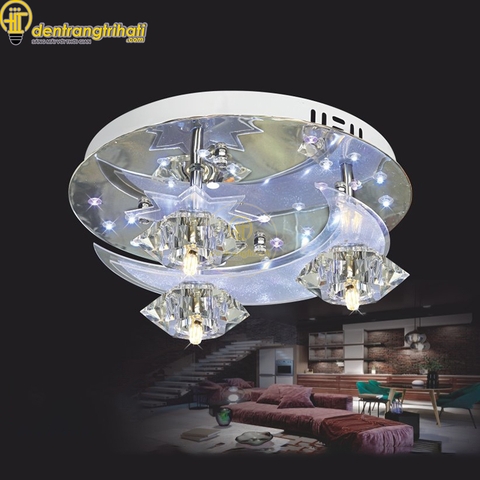 Đèn ốp pha lê tròn Arete