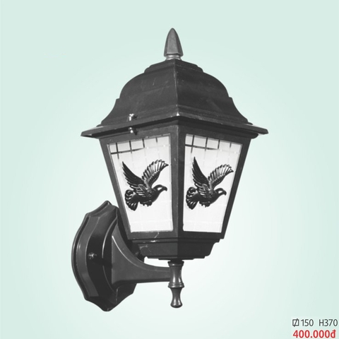 Đèn tường giá đỡ hoạ tiết chim bay