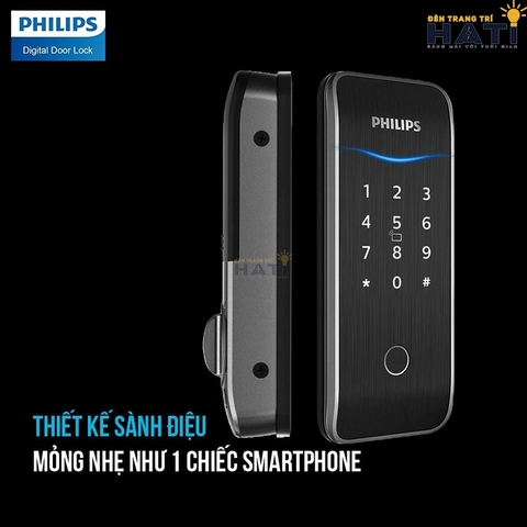 Khóa vân tay Philips cửa kính 5100-5