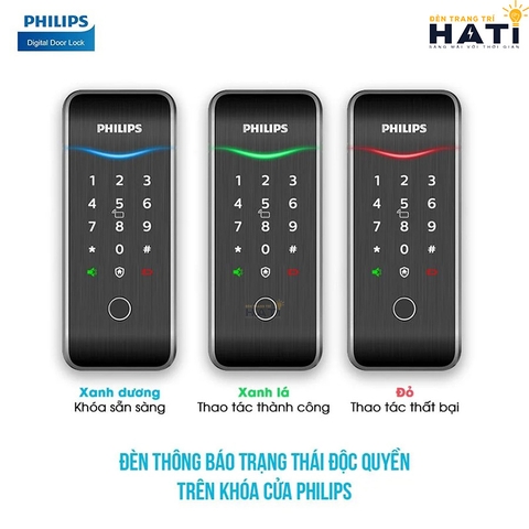 Khóa vân tay Philips cửa kính 5100-5