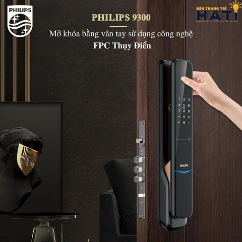 Khóa vân tay Philips 9300 Gate mở khóa từ xa