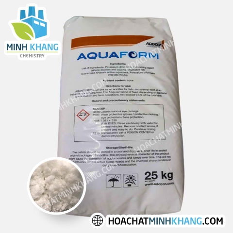 AQUAFORM - Acid hữu cơ, giảm PH và tiêu diệt vi khuẩn có hại đường ruột