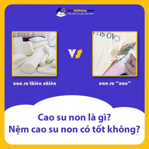 Cao su non là gì? I Sử dụng cao su non có hại không?