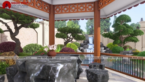 Dự án thiết kế cảnh quan sân vườn, nhà Mr.Sơn tại Rạch Giá, Kiên Giang