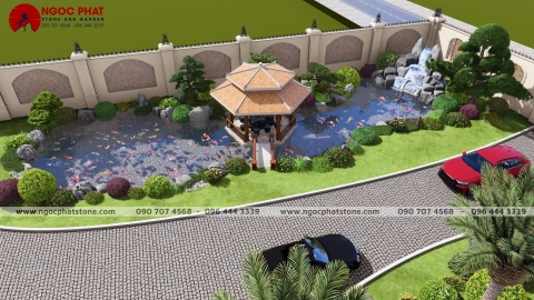 Dự án thiết kế cảnh quan sân vườn, nhà Mr.Sơn tại Rạch Giá, Kiên Giang