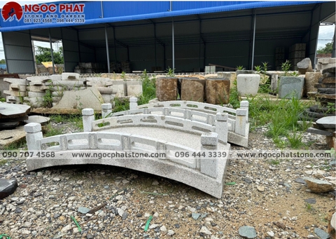 CẦU ĐÁ GRANITE - CẦU ĐÁ SÂN VƯỜN HỒ CÁ KOI CĐ05