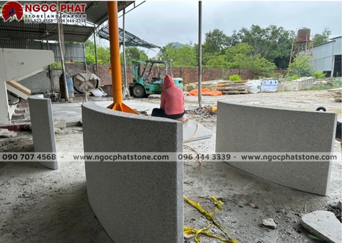 CẦU ĐÁ GRANITE - CẦU ĐÁ SÂN VƯỜN HỒ CÁ KOI CĐ05