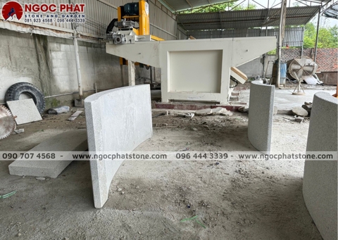 CẦU ĐÁ GRANITE - CẦU ĐÁ SÂN VƯỜN HỒ CÁ KOI CĐ05