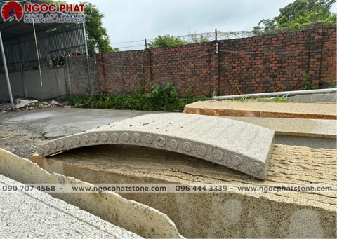 CẦU ĐÁ GRANITE - CẦU ĐÁ SÂN VƯỜN HỒ CÁ KOI CĐ05