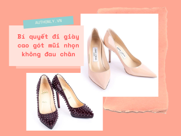 Bí quyết đi giày cao gót mũi nhọn không đau chân cực kỳ hiệu quả