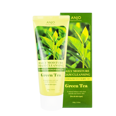 Sữa rửa mặt Anjo Professional Daily Foam Cleansing Green Tea 100ml