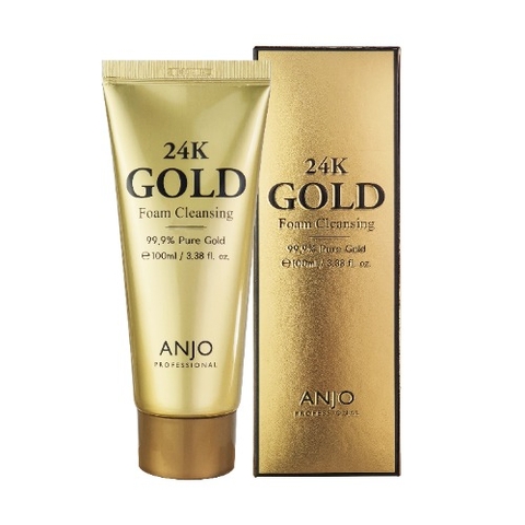 Sữa rửa mặt Anjo Professional 24K Gold Foam Cleansing 100ml
