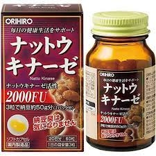 Thực phẩm bảo vệ sức khỏe Orihiro Nattokinase capsules 60 viên