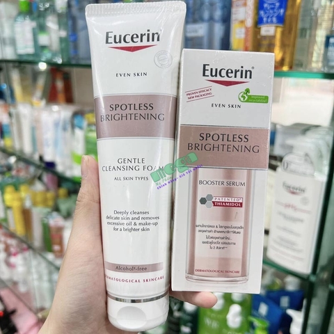 Sữa Rửa Mặt Eucerin Spotless Brightening Gentle Cleansing Foam 150g [Chính Hãng]