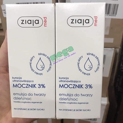 Nhũ Tương Mềm Da Ziaja Med Mocznik 3% 50ml [Chính Hãng]