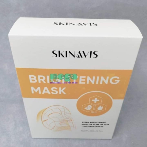 Mặt Nạ Skinavis Brightening Mask Hộp 10 Miếng Giá Bao Nhiêu? Mua Ở Đâu Chính Hãng?