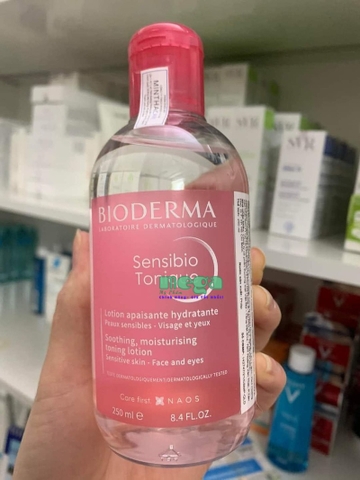 Nước Hoa Hồng Bioderma Sensibio Tonique 250ml [Chính Hãng]