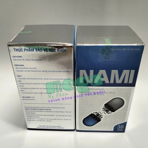 Viên Uống Trắng Da Mờ Nám Nami  [Chính Hãng]