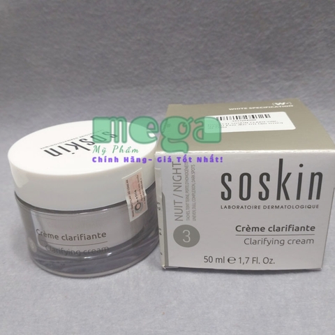 Kem Trị Nám Soskin Clarifying Cream 50ml [Chính Hãng 100%]