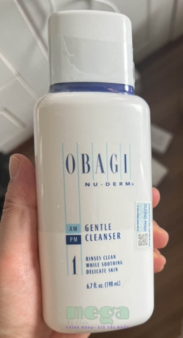 Sữa Rửa Mặt Obagi Da Khô - Gentle Cleanser 198ml [Chính Hãng]