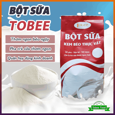 bột pha trà sữa - bột kem béo - bột sữa tobee