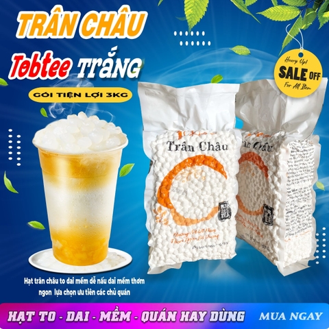 Trân châu trắng tobee gói (3kg)