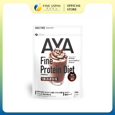 Bột Protein thực vật Aya’s Selection Protein Diet FINE JAPAN Vị Socola gói 300g