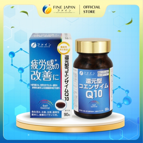 [Chức năng] Viên uống FFC Ubiquinol Coenzyme Q10 FINE JAPAN cải thiện sức khỏe từ tế bào gốc lọ 90 viên