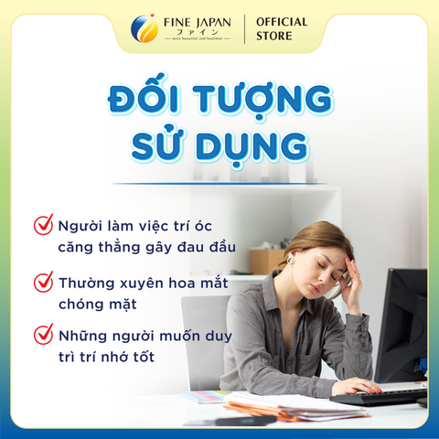 [Chức năng] Viên uống bạch quả FFC Ginkgo FINE JAPAN duy trì trí nhớ lọ 90 viên