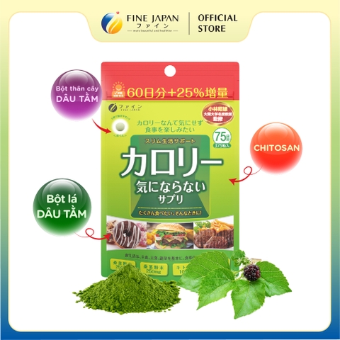 THỰC PHẨM BẢO VỆ SỨC KHỎE CALORIE BURN FINE JAPAN GÓI 375 VIÊN
