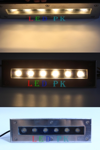 ĐÈN ÂM ĐẤT 6W CHỮ NHẬT