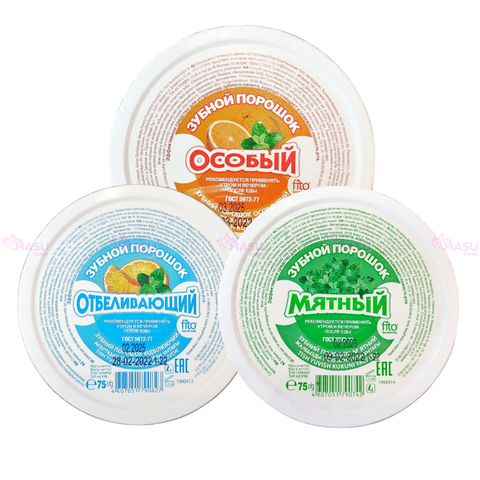 Bột Trắng Răng Artcolor Thơm Miệng Sạch Mảng Bám Hộp 75g Của Nga