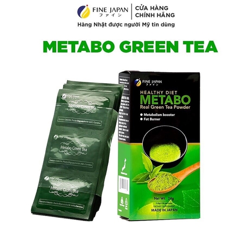 Trà Hỗ Trợ Giảm Cân Fine Japan Metabo Green Tea Nhật Bản (Hộp 30 Gói)