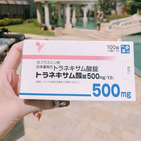 Viên uống trắng da trị nám Transamin 500mg Nhật Bản 100 viên