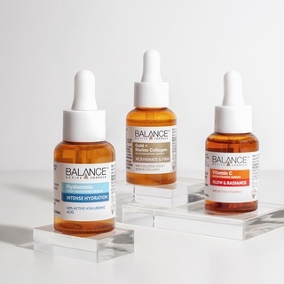 Bộ 03 serum sáng da, dưỡng ẩm và ngăn ngừa lão hóa Balance Active Skincare The Mighty Three (3x30ml)