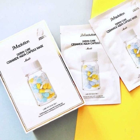 Combo 10 Miếng Mặt Nạ JMsolution Chăm Sóc Da Khô, Cấp Ẩm, Dưỡng Trắng (4 Ceramide, 3 Kén Tằm, 3 Ốc Sên)