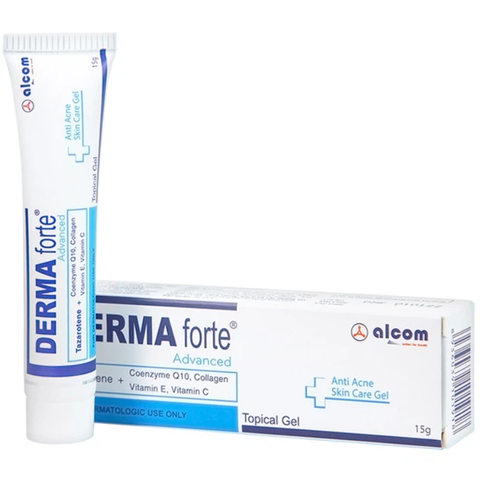 Gel Trị Mụn, Mờ Thâm Derma Forte Alcom Topical Gel 15g - Bản Advanced