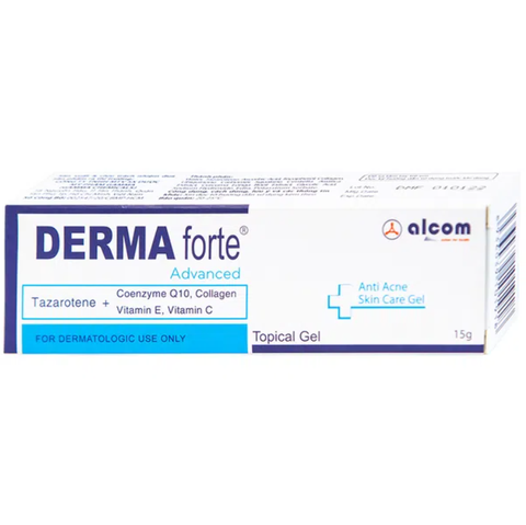 Gel Trị Mụn, Mờ Thâm Derma Forte Alcom Topical Gel 15g - Bản Advanced
