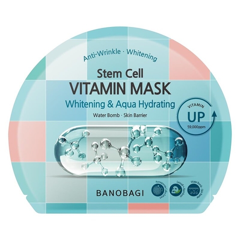 Mặt Nạ Dưỡng Sáng Da, Dưỡng Ẩm, Nâng Cơ, Làm Dịu Và Phục Hồi Da Banobagi Stem Cell Vitamin Mask