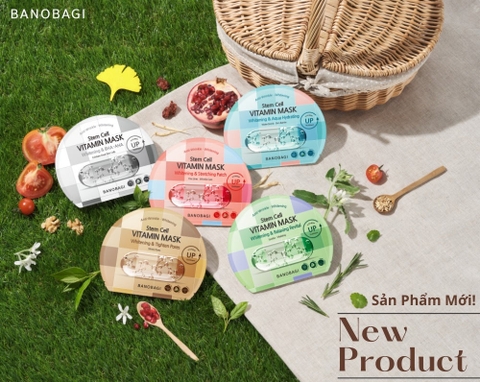 Mặt Nạ Dưỡng Sáng Da, Dưỡng Ẩm, Nâng Cơ, Làm Dịu Và Phục Hồi Da Banobagi Stem Cell Vitamin Mask