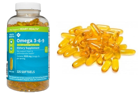 Viên Uống Dầu Cá Omega 3 6 9 Supports Heart Health 325 Viên Của Mỹ
