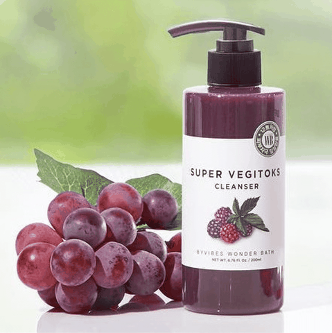 Sữa rửa mặt rau củ thải độc Super Vegitoks Cleanser Wonder Bath 300ml