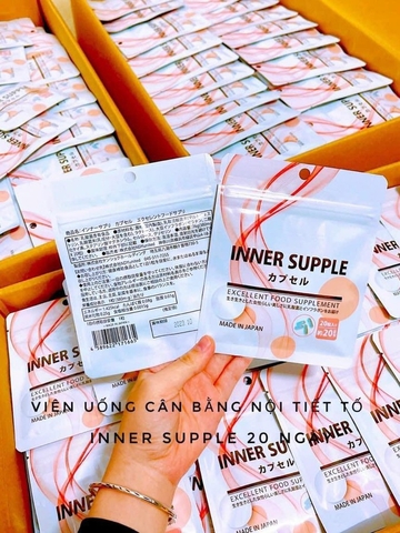 Viên uống tăng nội tiết tố nữ Inner Supple 20 viên Nhật Bản