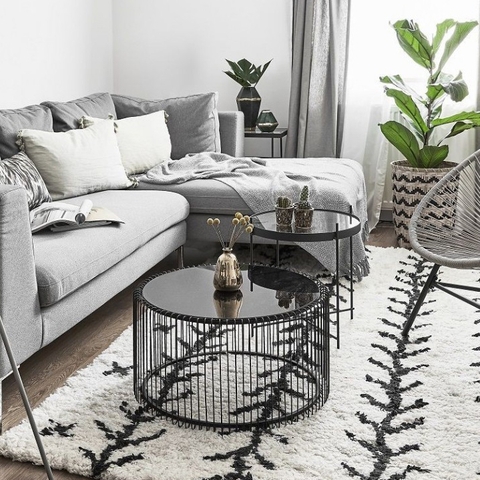 BÀN SOFA LỒNG CHIM BAS-01