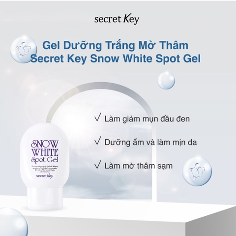 Spot Gel Snow White Kem Trị Thâm Secret Key (65g)